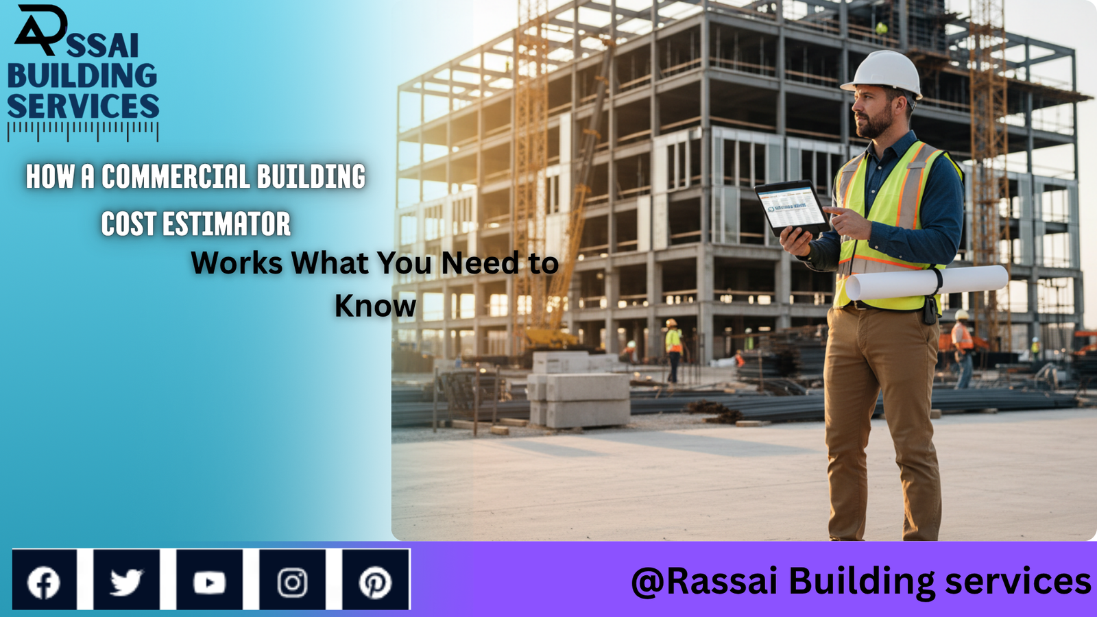 Visual representation of a cost estimator for commercial building services, highlighting the importance of accurate budgeting.